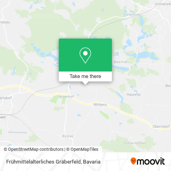 Карта Frühmittelalterliches Gräberfeld