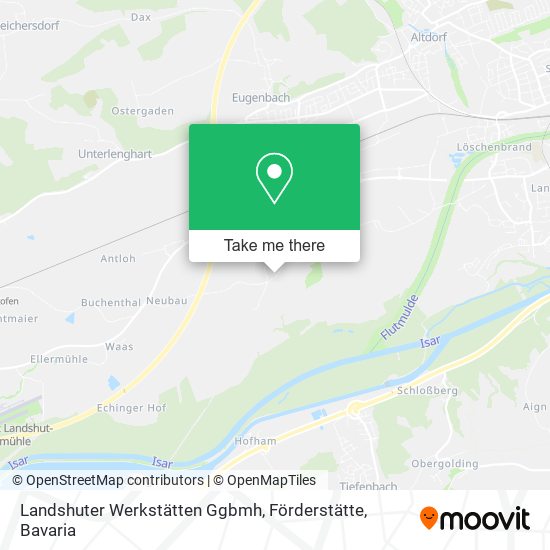 Landshuter Werkstätten Ggbmh, Förderstätte map