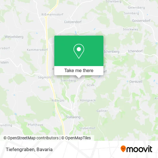 Карта Tiefengraben