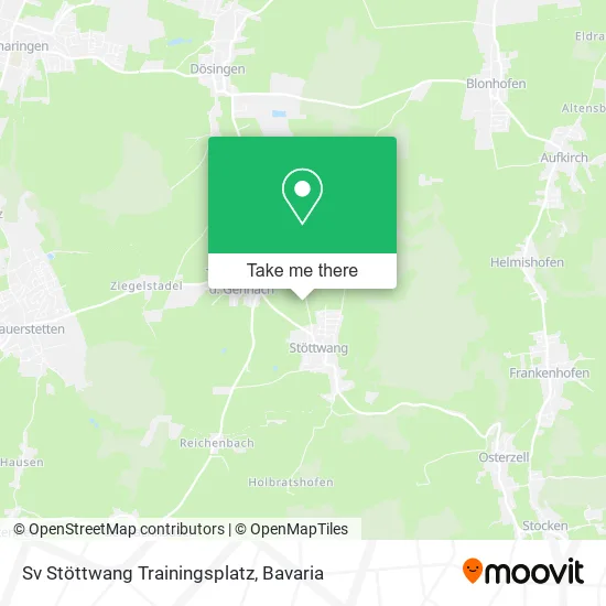 Карта Sv Stöttwang Trainingsplatz