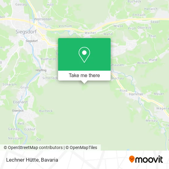 Карта Lechner Hütte