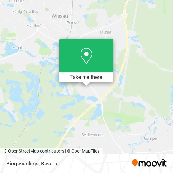 Карта Biogasanlage