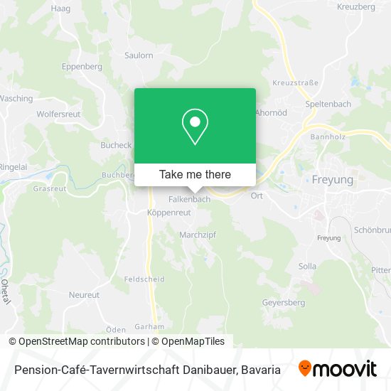 Pension-Café-Tavernwirtschaft Danibauer map