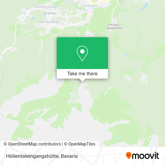 Карта Höllentaleingangshütte