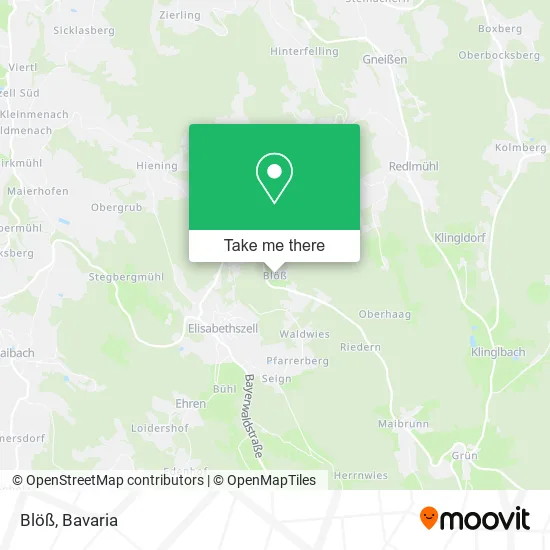 Карта Blöß