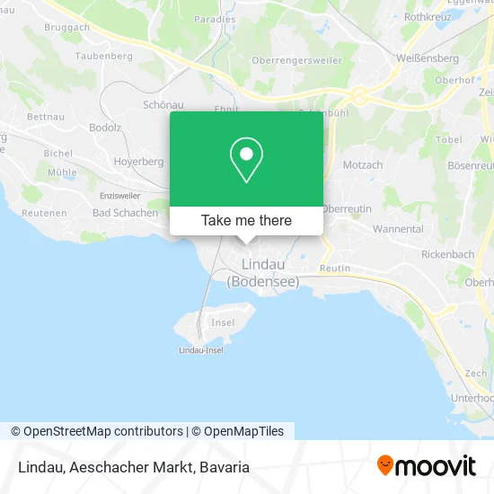 Карта Lindau, Aeschacher Markt