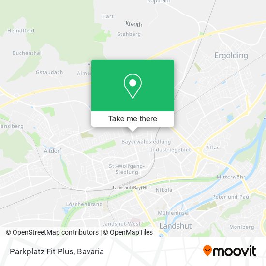 Карта Parkplatz Fit Plus