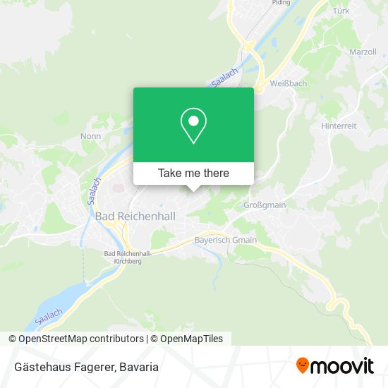 Gästehaus Fagerer map