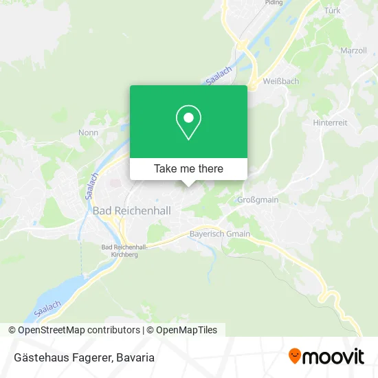 Карта Gästehaus Fagerer