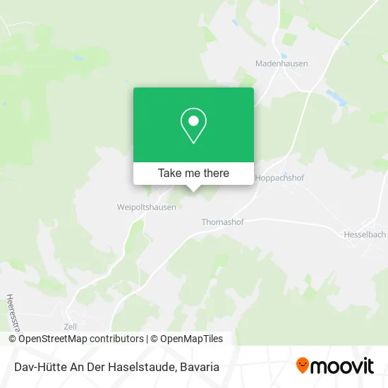 Dav-Hütte An Der Haselstaude map