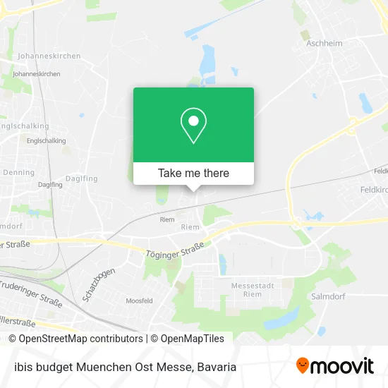 Карта ibis budget Muenchen Ost Messe