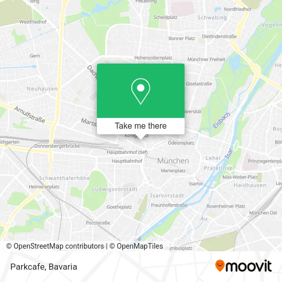 Карта Parkcafe