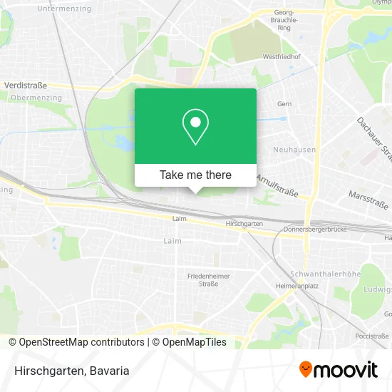 Hirschgarten map