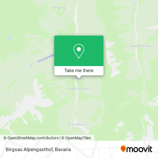 Карта Birgsau Alpengasthof