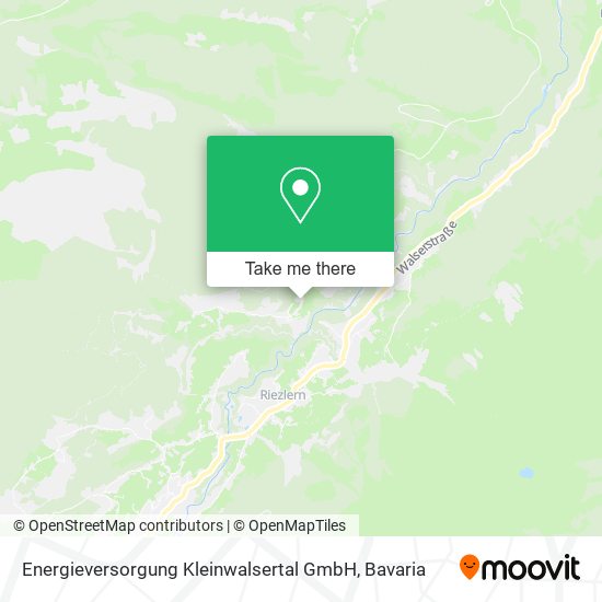 Energieversorgung Kleinwalsertal GmbH map