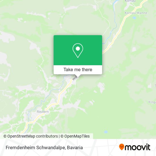 Карта Fremdenheim Schwandalpe