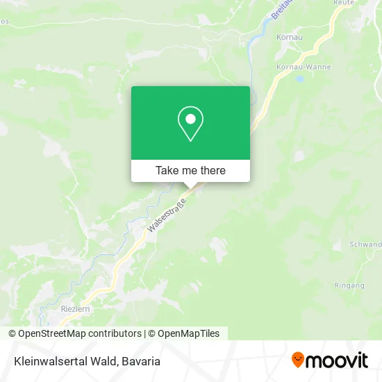 Карта Kleinwalsertal Wald