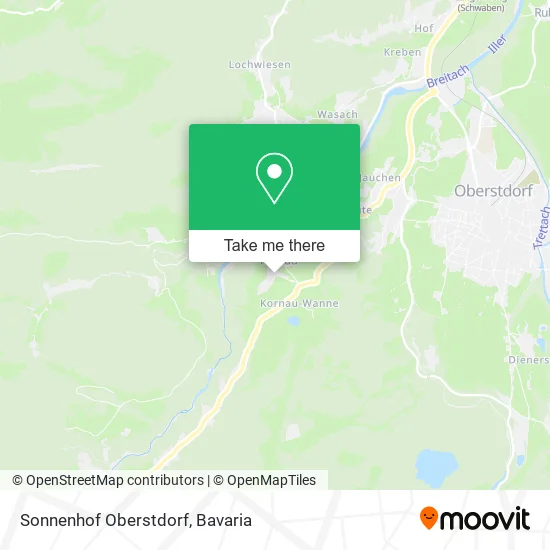 Sonnenhof Oberstdorf map