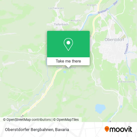 Карта Oberstdorfer Bergbahnen