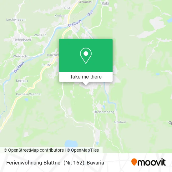Карта Ferienwohnung Blattner (Nr. 162)
