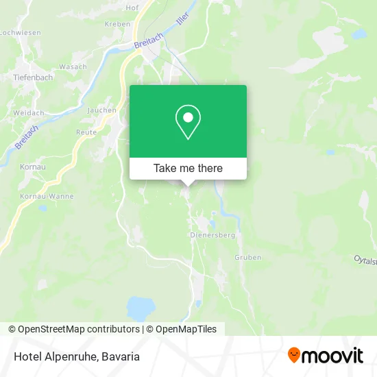 Карта Hotel Alpenruhe