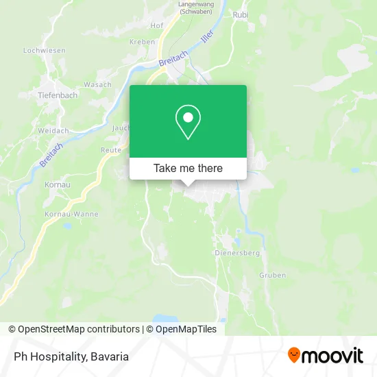 Карта Ph Hospitality