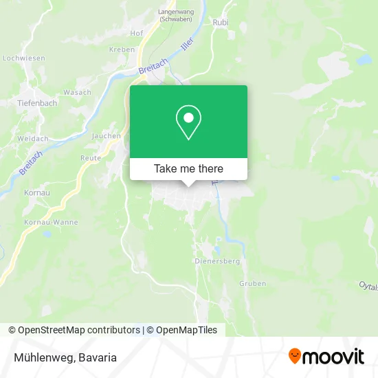 Карта Mühlenweg