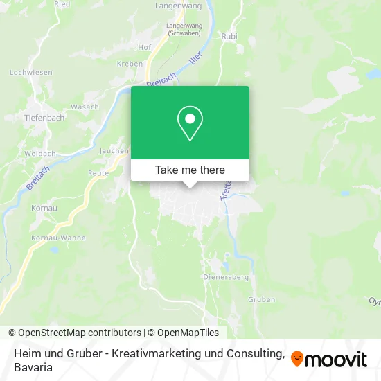 Карта Heim und Gruber - Kreativmarketing und Consulting