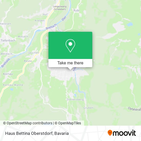 Haus Bettina Oberstdorf map