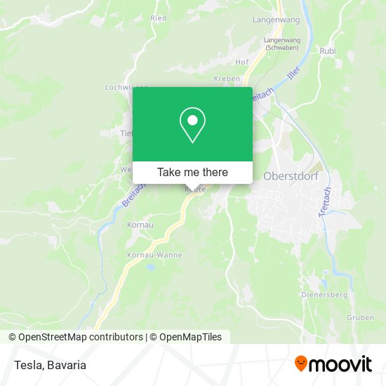 Карта Tesla