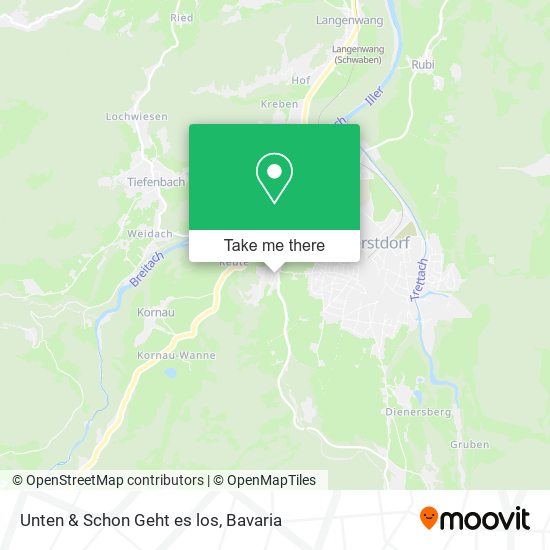 Unten & Schon Geht es los map