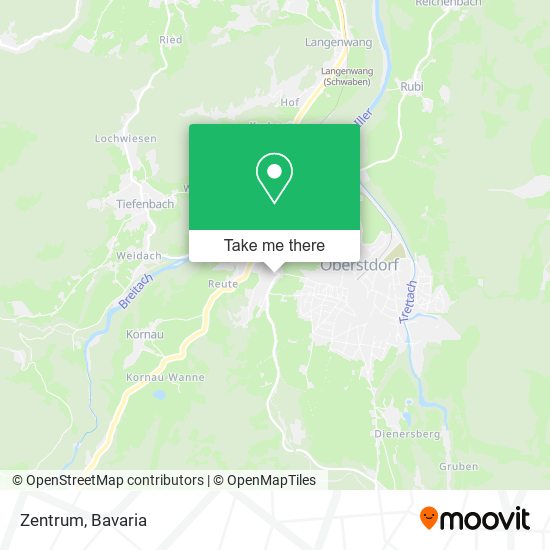 Zentrum map