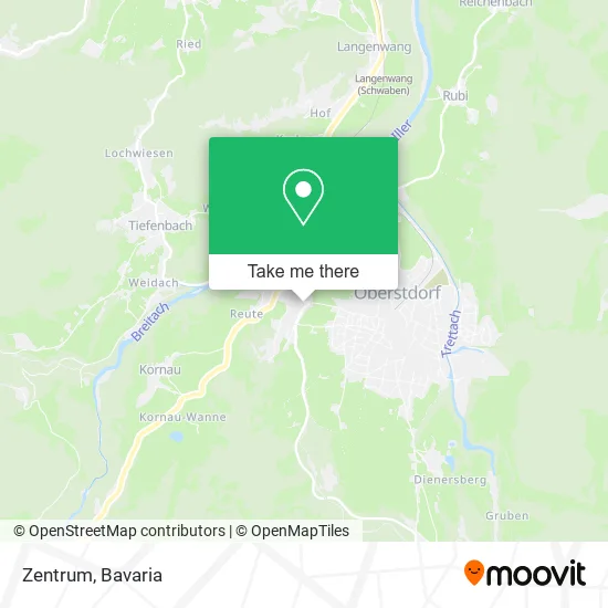 Карта Zentrum
