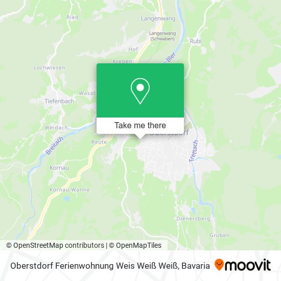 Oberstdorf Ferienwohnung Weis Weiß Weiß map