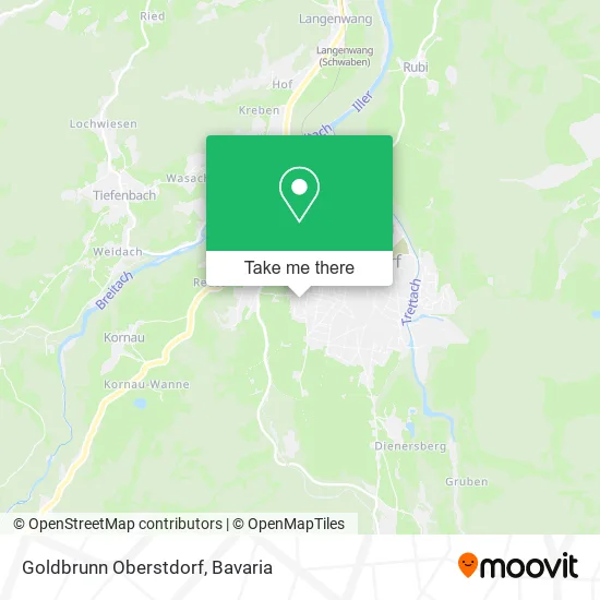Карта Goldbrunn Oberstdorf