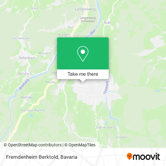 Карта Fremdenheim Berktold