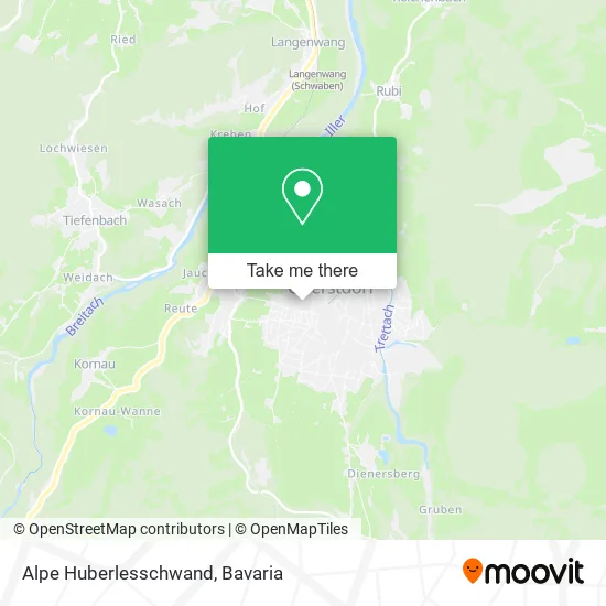 Карта Alpe Huberlesschwand