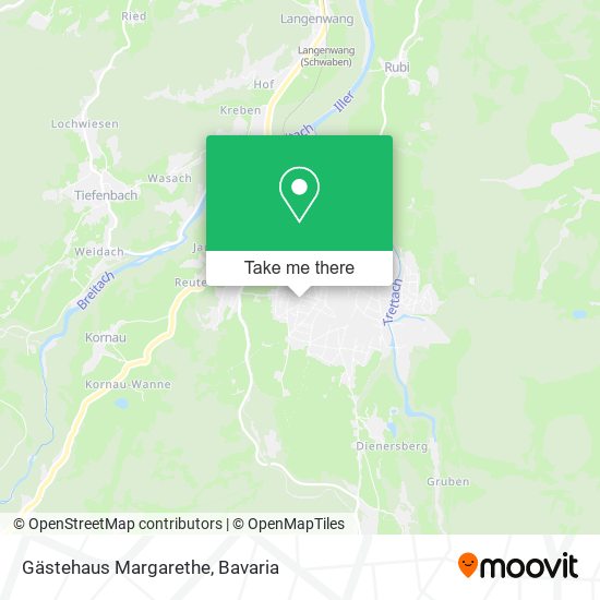 Gästehaus Margarethe map