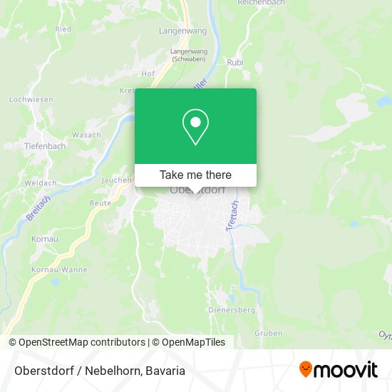 Oberstdorf / Nebelhorn map