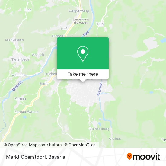 Карта Markt Oberstdorf