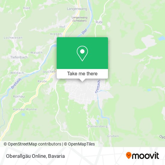 Oberallgäu Online map