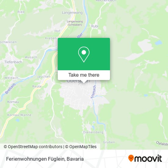 Ferienwohnungen Füglein map