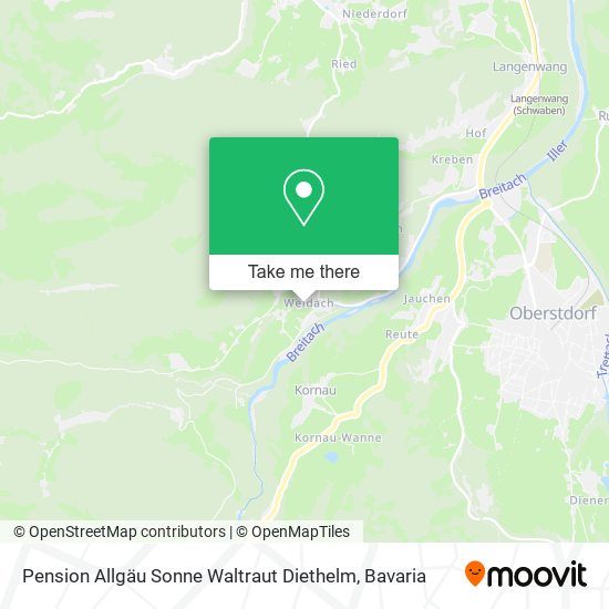 Pension Allgäu Sonne Waltraut Diethelm map