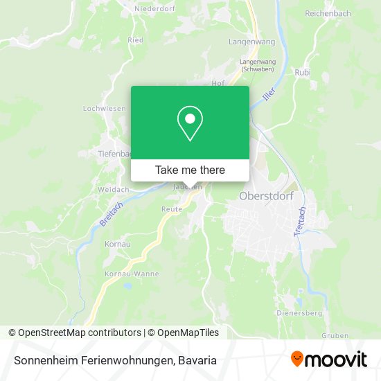 Sonnenheim Ferienwohnungen map