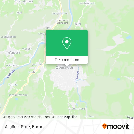 Карта Allgäuer Stolz