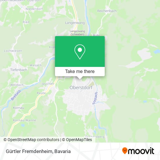 Gürtler Fremdenheim map
