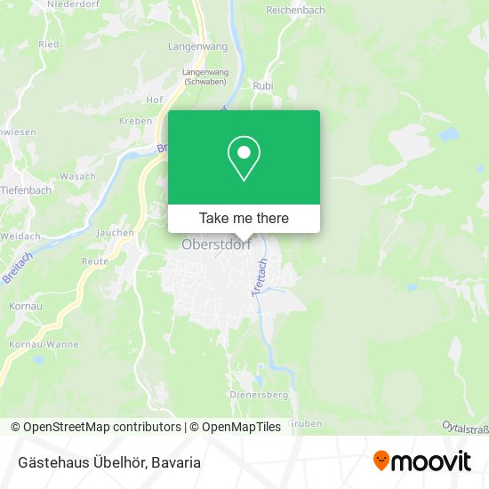 Gästehaus Übelhör map