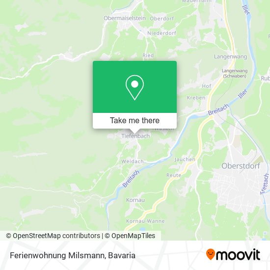 Ferienwohnung Milsmann map