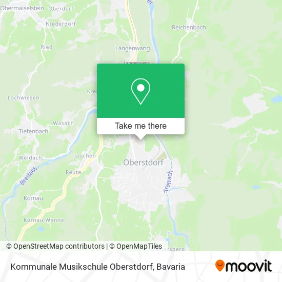 Карта Kommunale Musikschule Oberstdorf