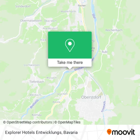 Карта Explorer Hotels Entwicklungs